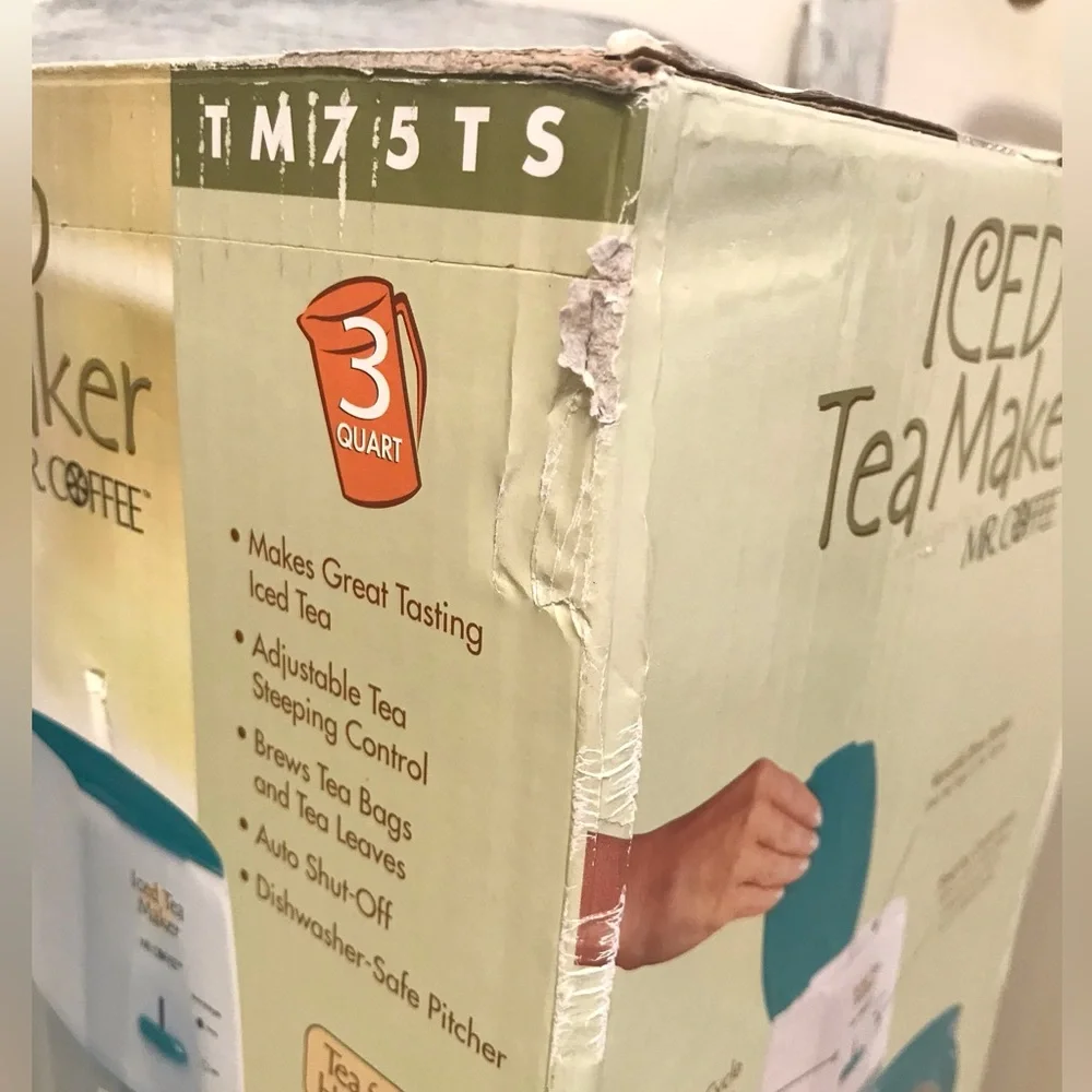 Mr. Coffee Iced Tea Maker TM75TS 2011 Factory Sealed